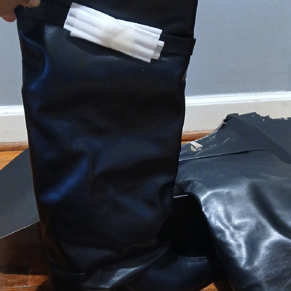 Fashion Nova Black Heeled Boots